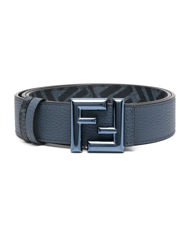 Fendi FF Reversible Belt Blue