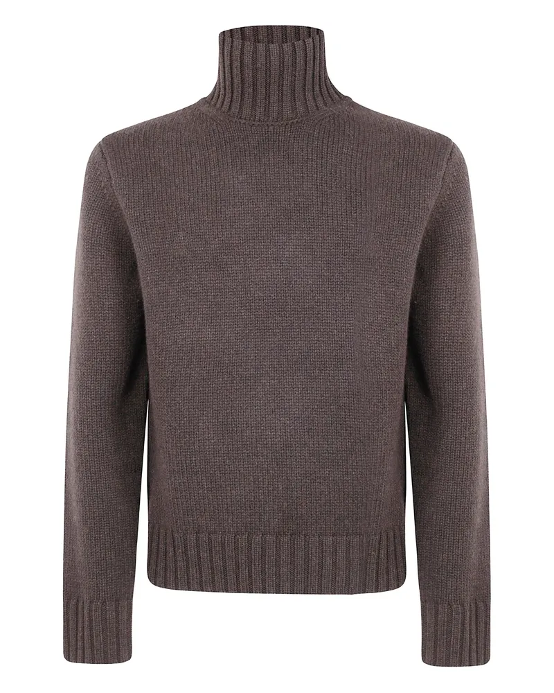 Studio Nicholson Loris High-neck Sweater Brown