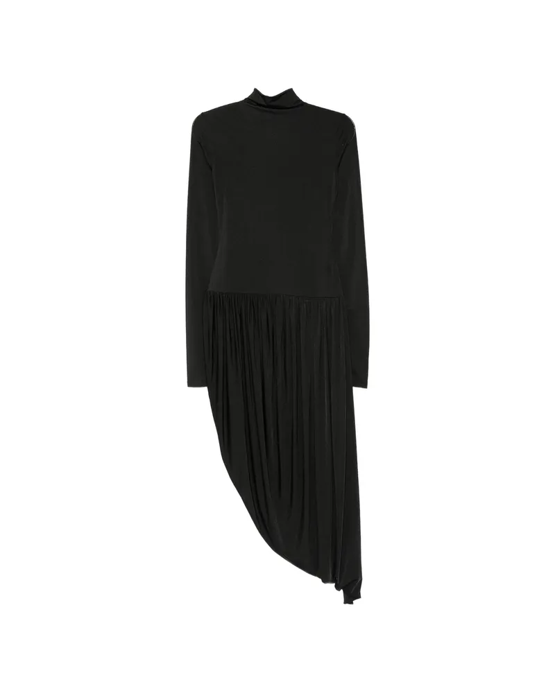 ANDAMANE Vesna Asymmetric Dress Black