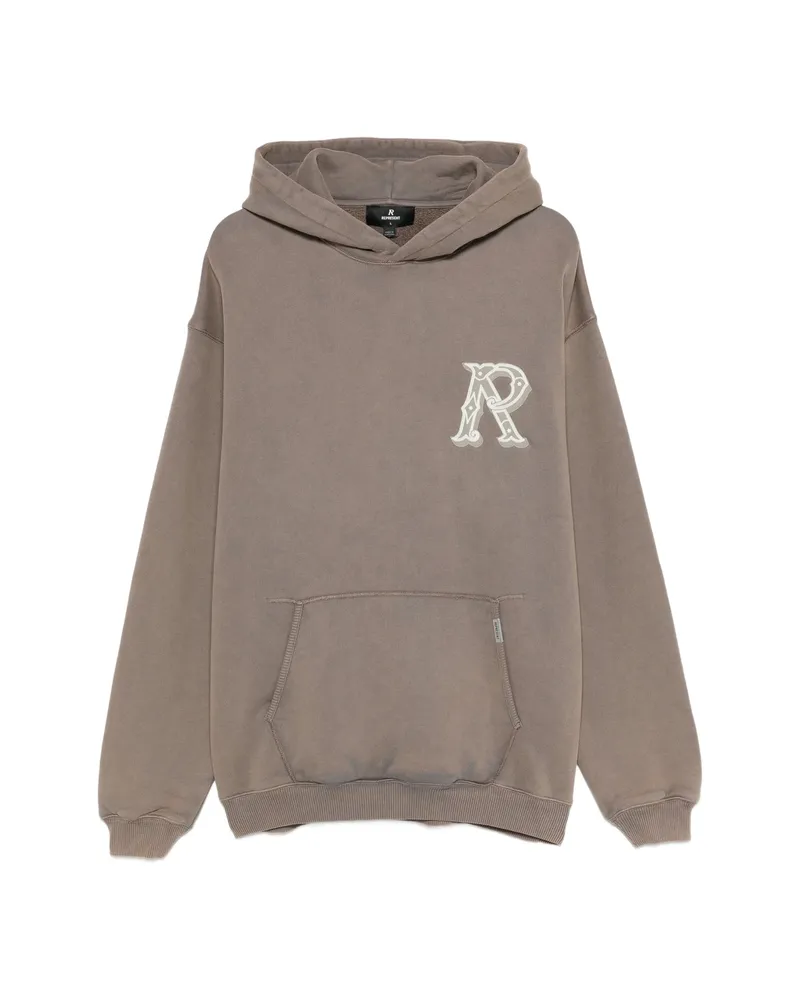 REPRESENT Western Initial Hoodie Neutrals