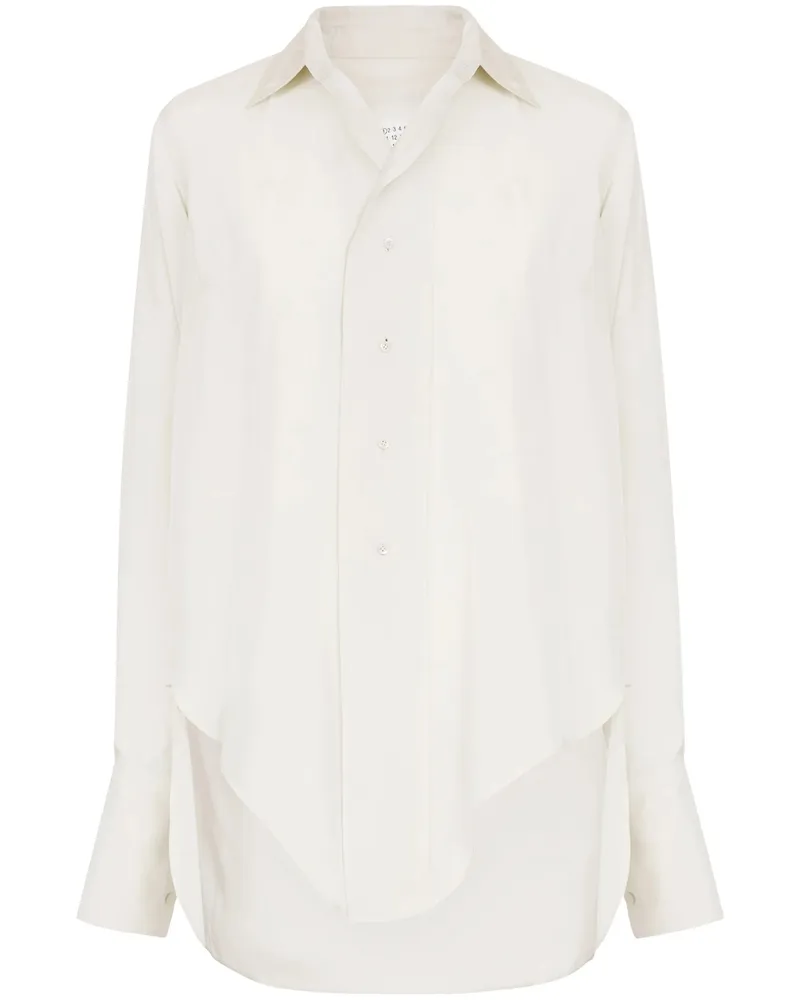 Maison Margiela Long-sleeve Buttoned Shirt Neutrals