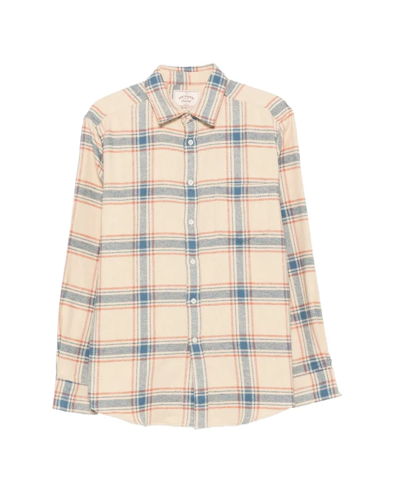 Portuguese Flannel Plaid Flannel Shirt Neutrals