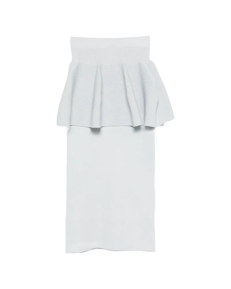 CFCL Pottery Glitter Layered Skirt Blue