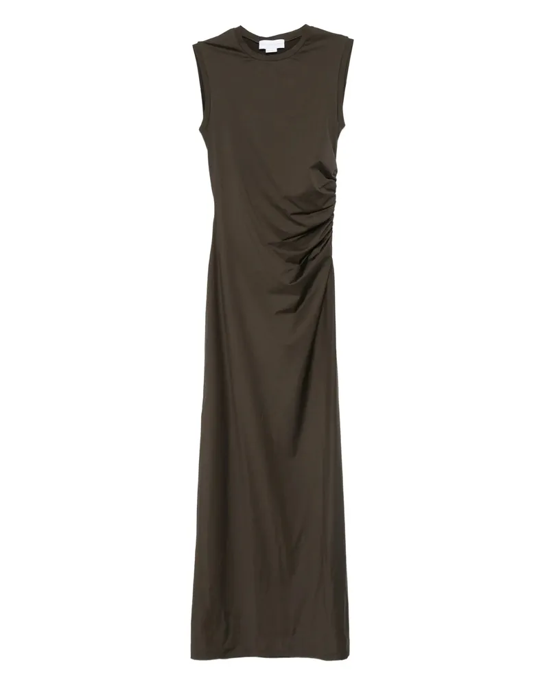 Stella McCartney Ruched-detail Maxi Dress Green