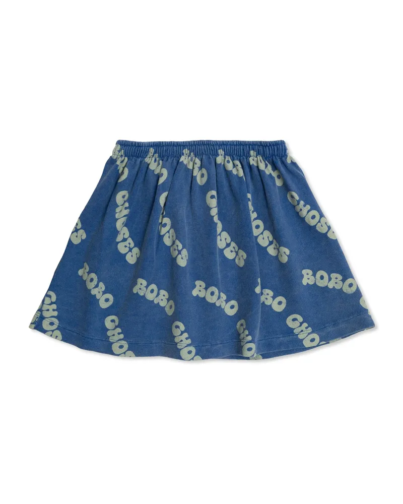 BOBO CHOSES Logo-print Skirt Blue