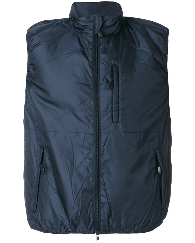 ASPESI High-neck Padded Gilet Blue