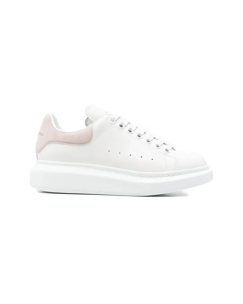 Alexander McQueen Oversize Suede-trim Sneakers White