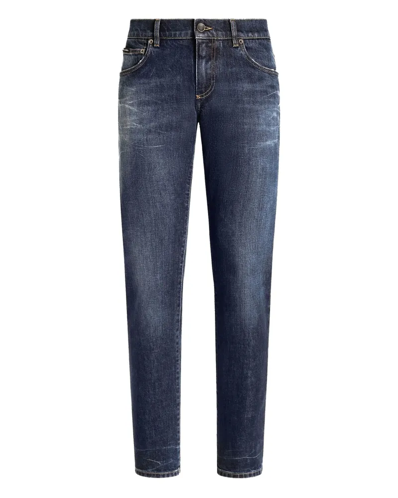 Dolce & Gabbana Five-pocket Jeans Blue