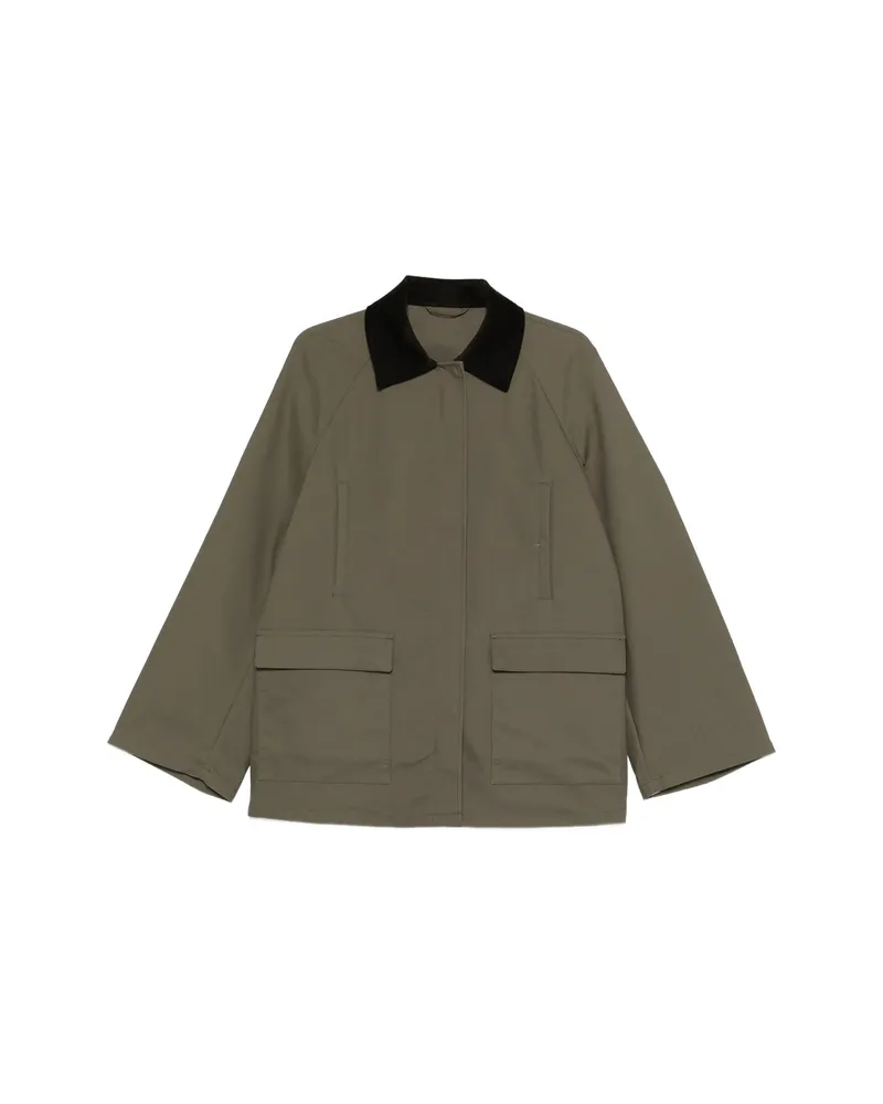 Totême Flap-pocket Jacket Green