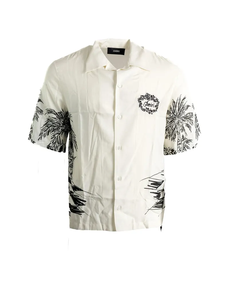 Amiri Logo-detail Shirt Neutrals