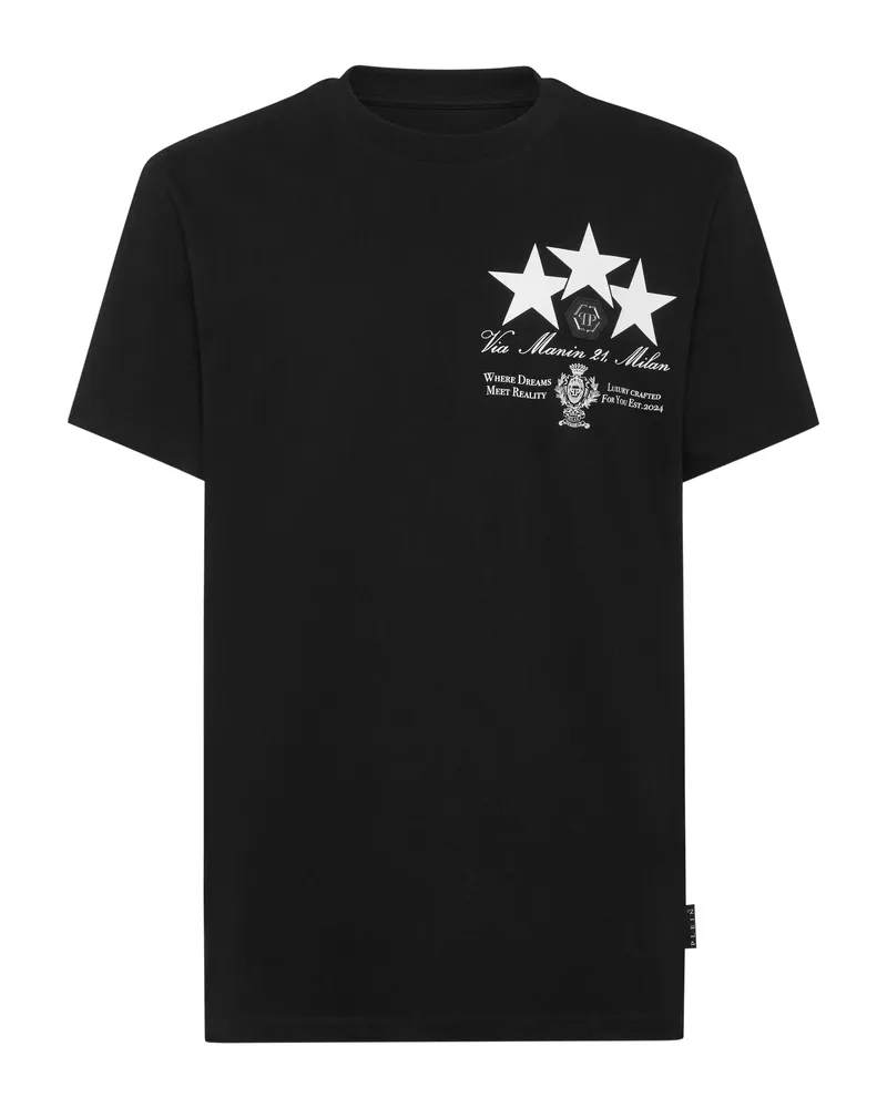 Philipp Plein Star-print T-shirt Black