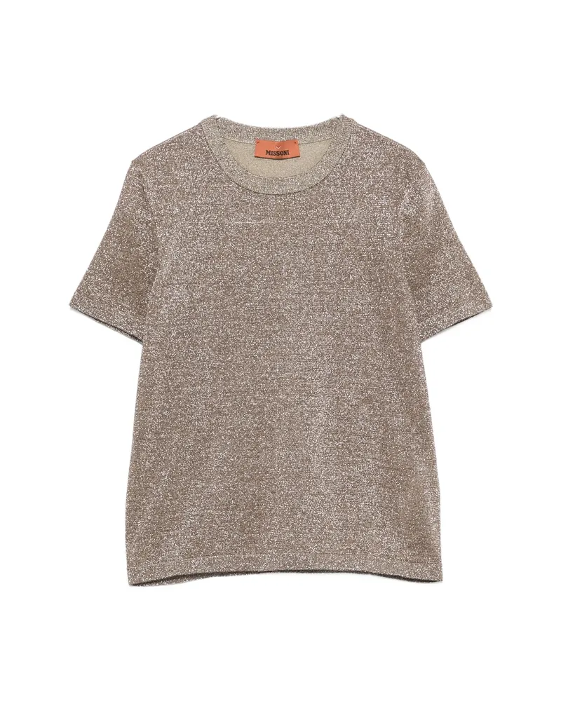 Missoni Crew-neck Top Neutrals