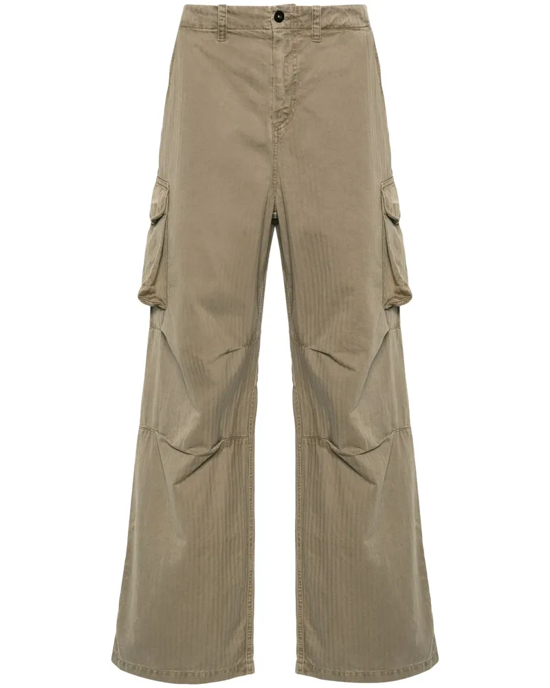 Our Legacy Herringbone Trousers Green
