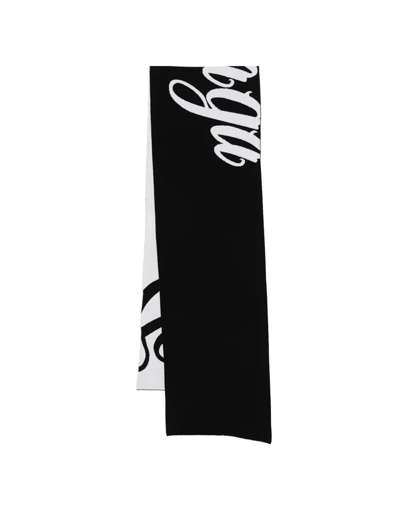 Balenciaga Graphic Scarf Black
