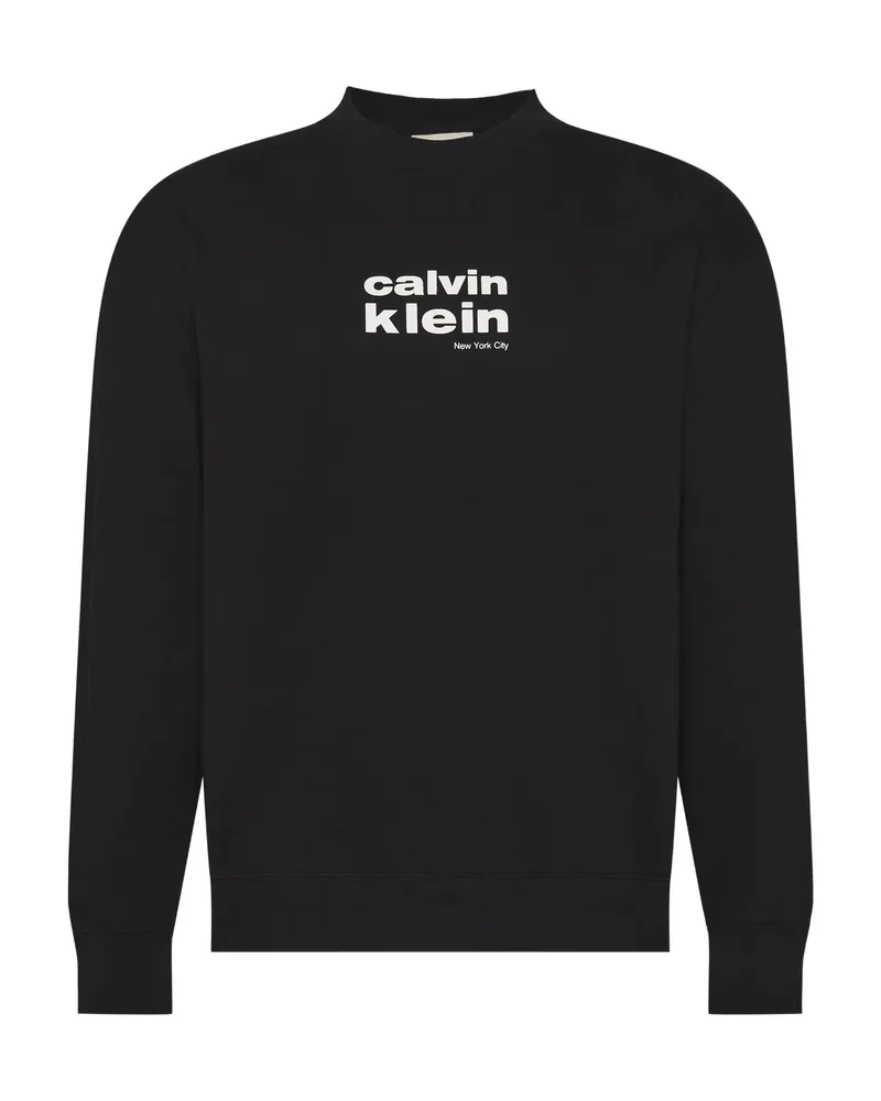 Calvin Klein Logo-print Sweater Brown