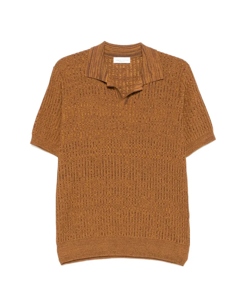 Roberto Collina Knitted T-shirt Brown