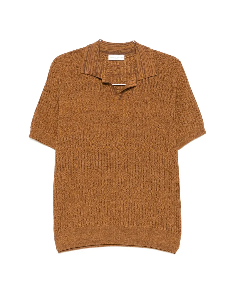Roberto Collina Knitted T-shirt Brown