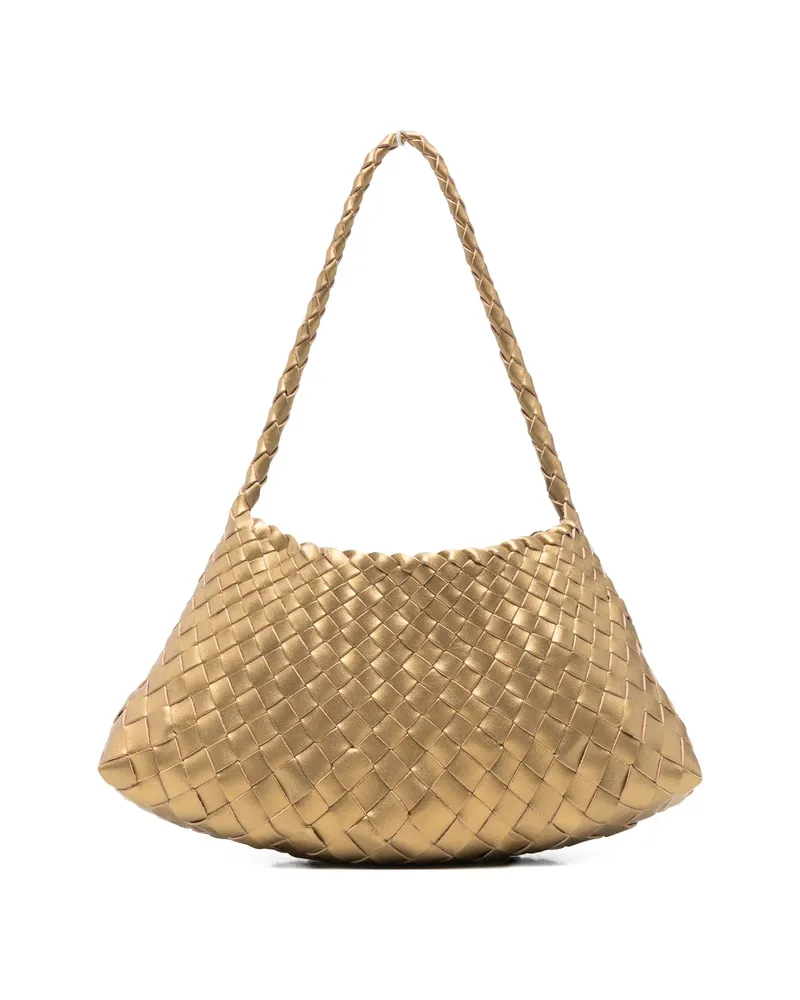 Dragon Diffusion Rosanna Woven Tote Bag Gold
