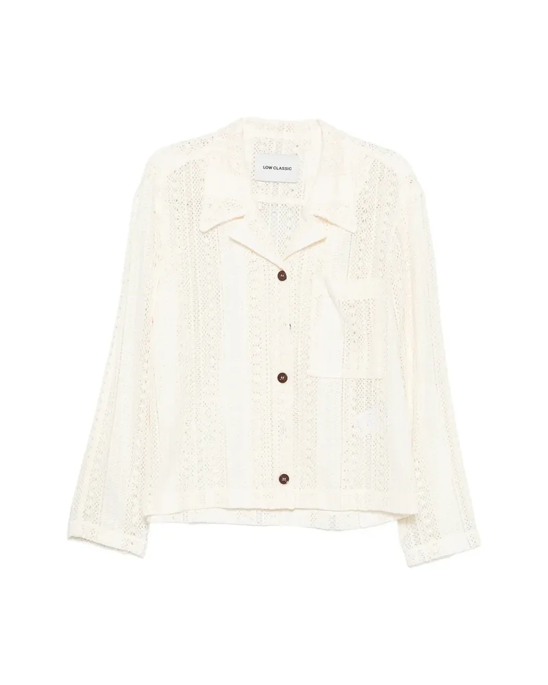 LOW CLASSIC Buttoned Jacket Neutrals