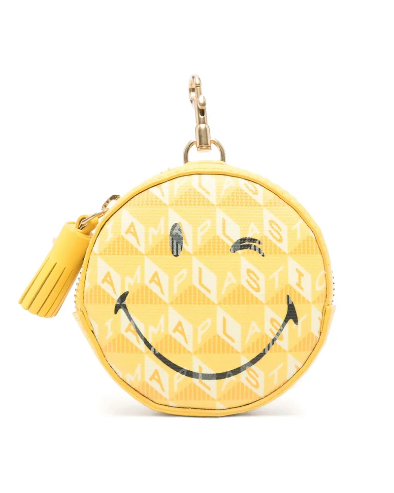 Anya Hindmarch Wink Tassel-detail Ear Phones Yellow