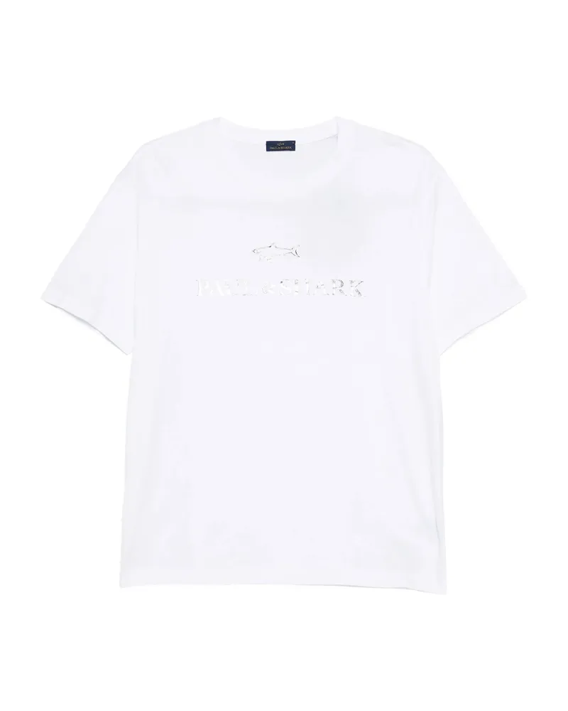 Paul & Shark Logo-print Cotton T-shirt White