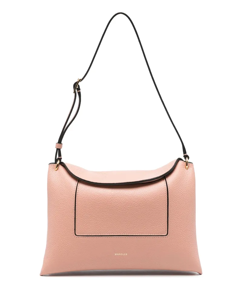 WANDLER Penelope Slouch Logo-detail Shoulder Bag Pink