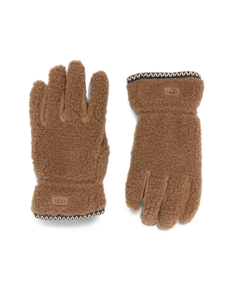 UGG UGGbraid Gloves Brown