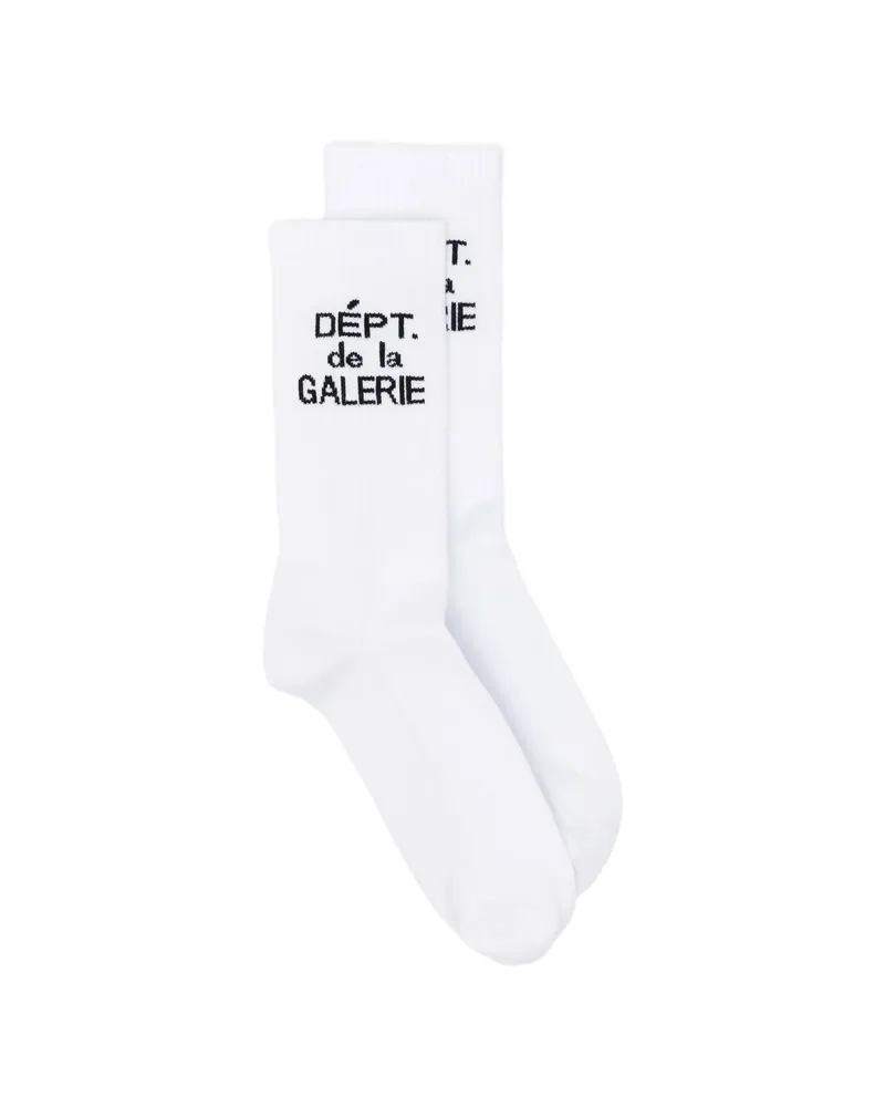 GALLERY DEPT. Ribbed Socks White