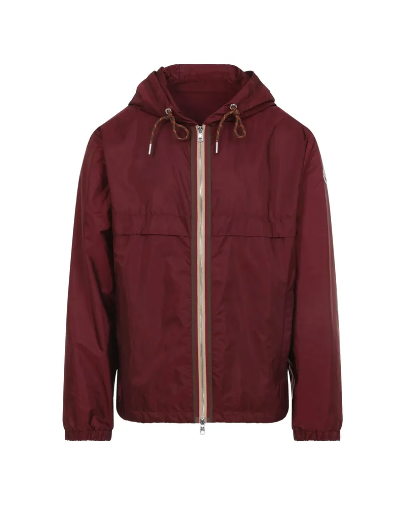 Moncler Nidge Hooded Zip-fastening Jacket Red
