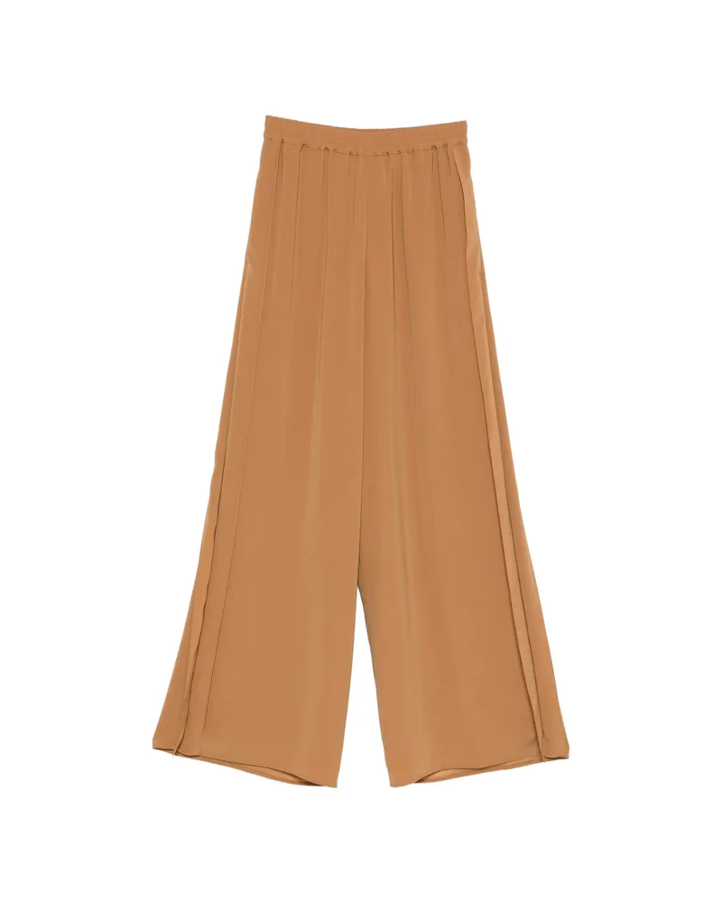 Max Mara Mxmzero Split Trousers Brown