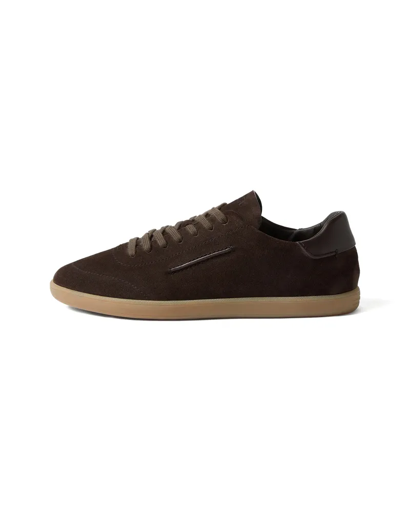 Ermenegildo Zegna 232 Dark Brown Sneakers Brown