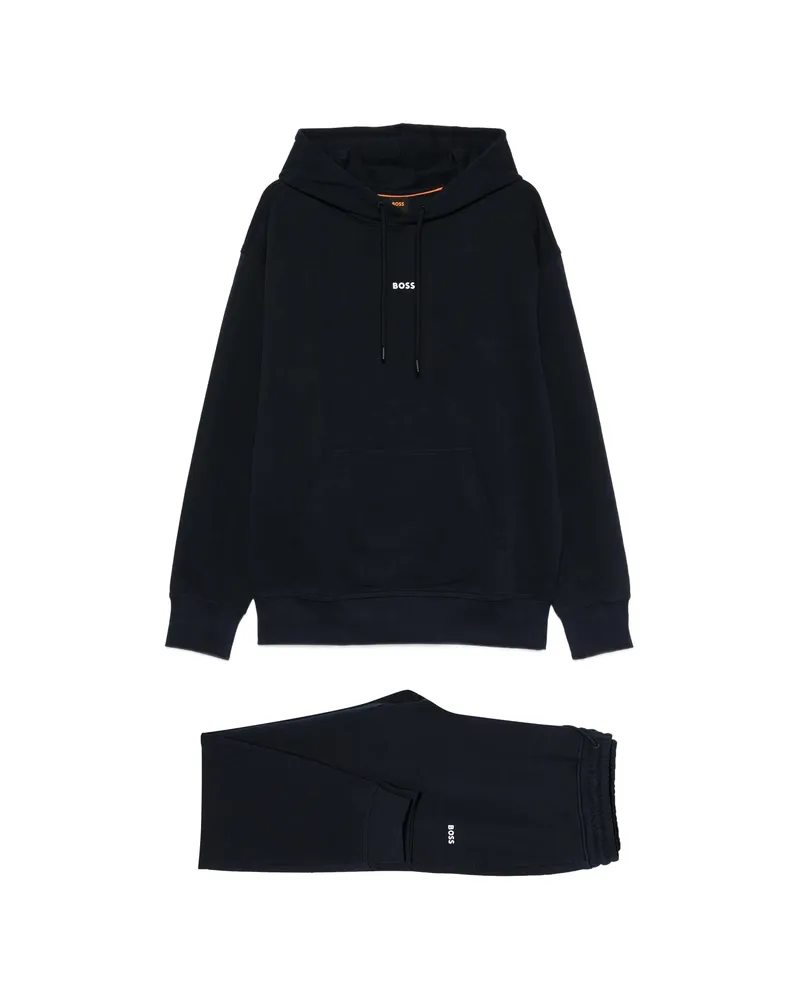 HUGO BOSS Hooded Track Pants Set (set Of Two Blue