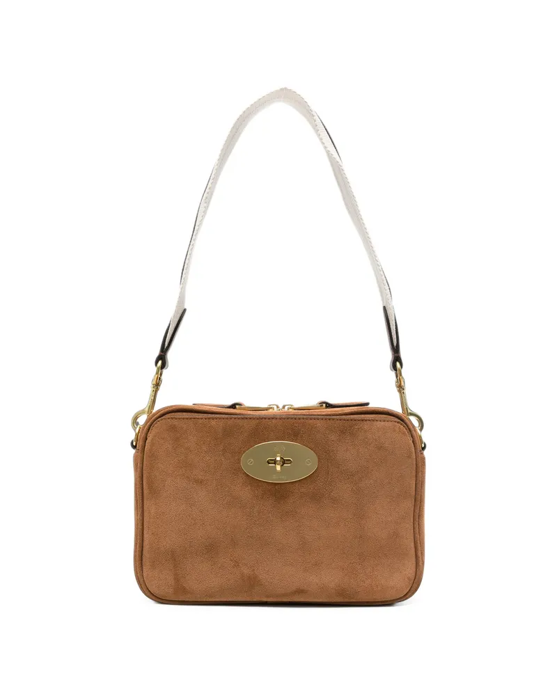 Mulberry Postman's Lock Shoulder Bag Brown