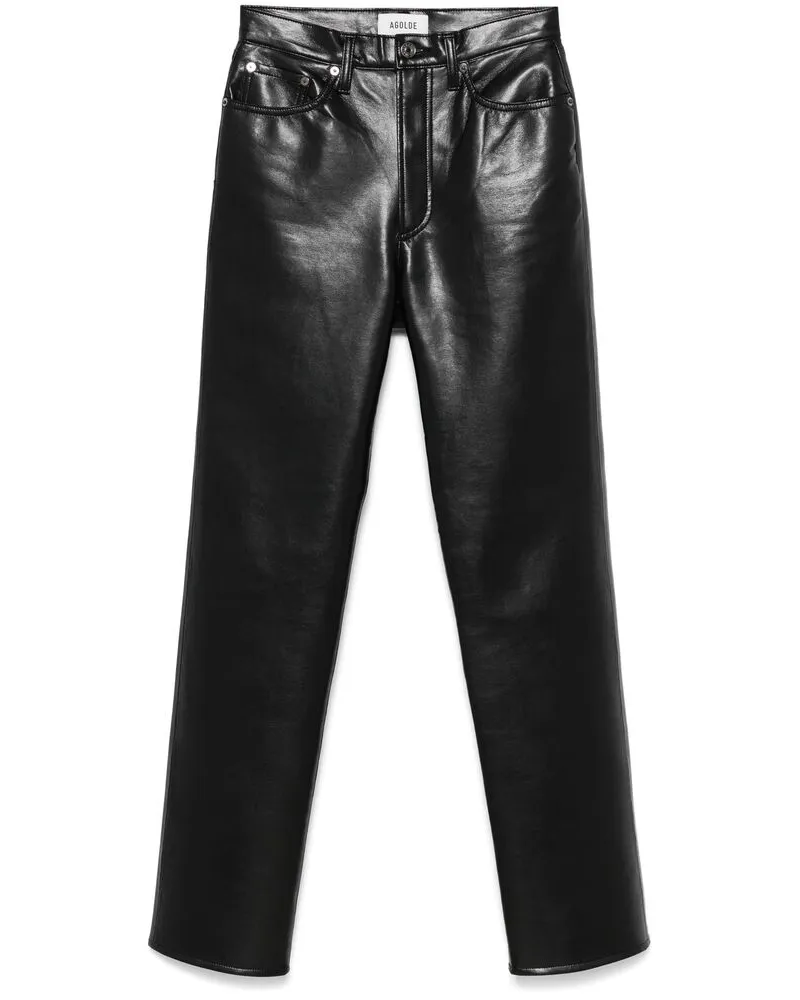 AGOLDE 90s Pinch Waist Trousers Black