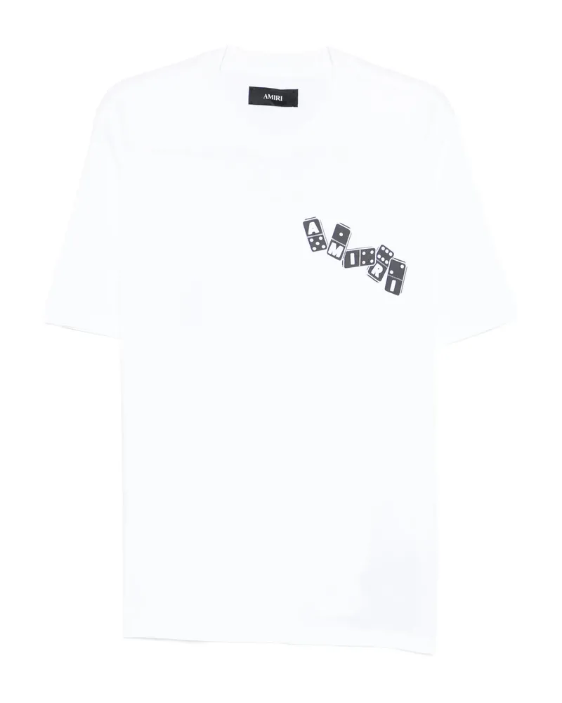 Amiri Domino Print T-shirt White