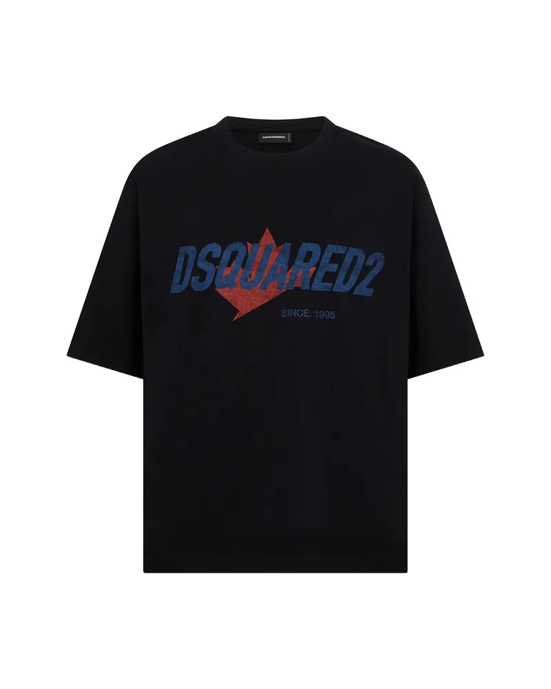 Dsquared2 Dsquared2 Logo Loose Fit T-shirt Black