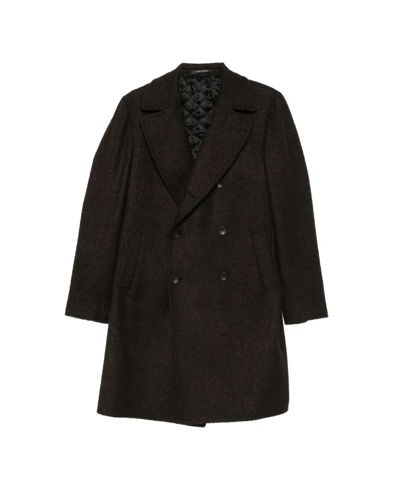 Tagliatore Arden Double-breasted Coat Brown