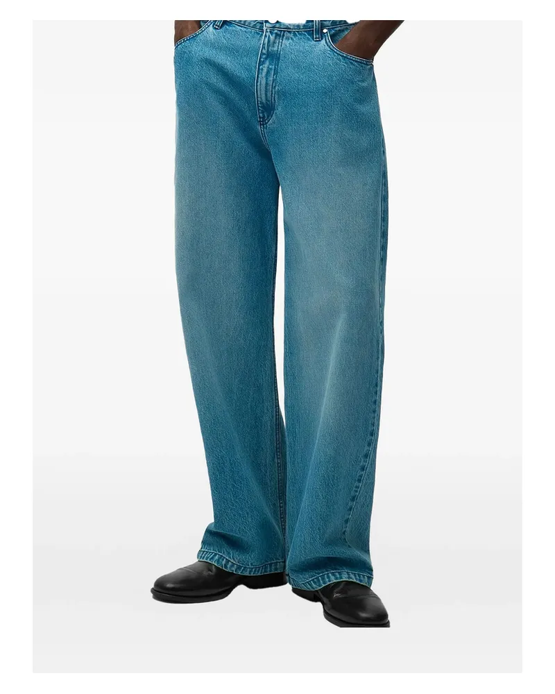 Arte Antwerp Logo-detail Pocket Jeans Blue