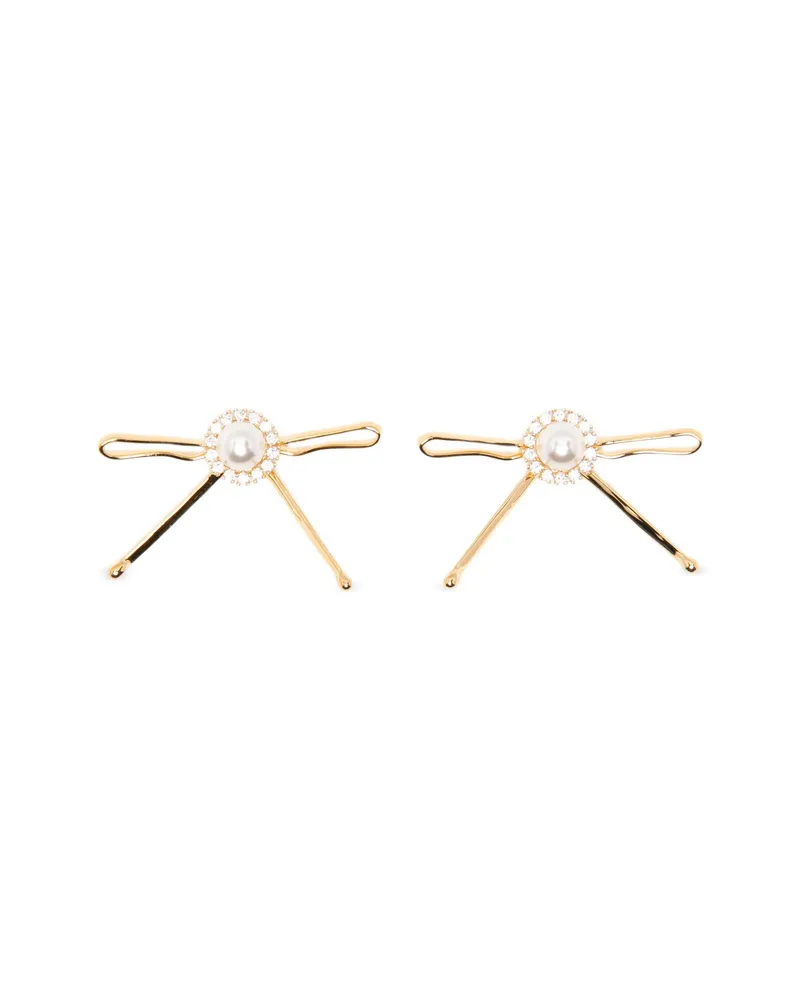 SHUSHU/TONG Embellished Earrings Gold