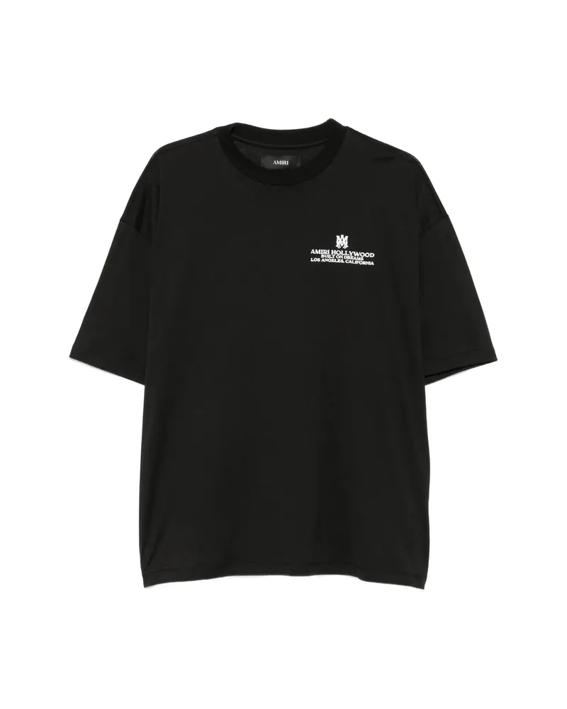 Amiri Built On Dreams Logo-print T-shirt Black