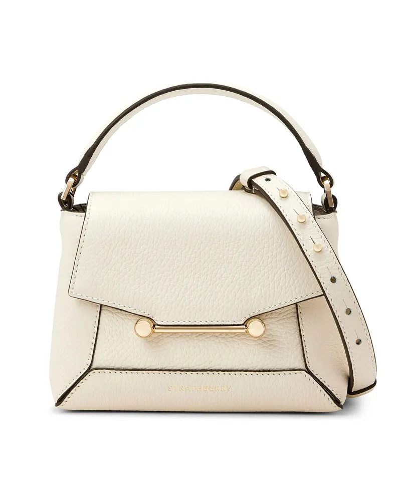 Strathberry Mini Mosaic Tote Bag Neutrals