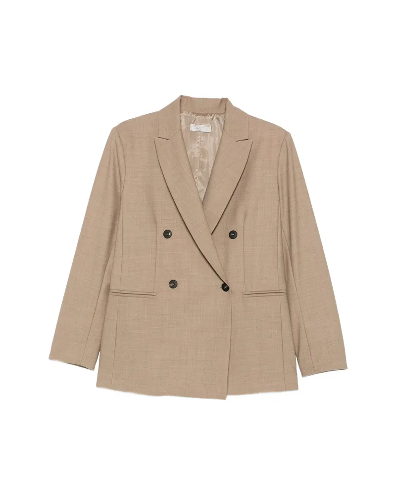 Antonelli Firenze Double-breasted Blazer Neutrals