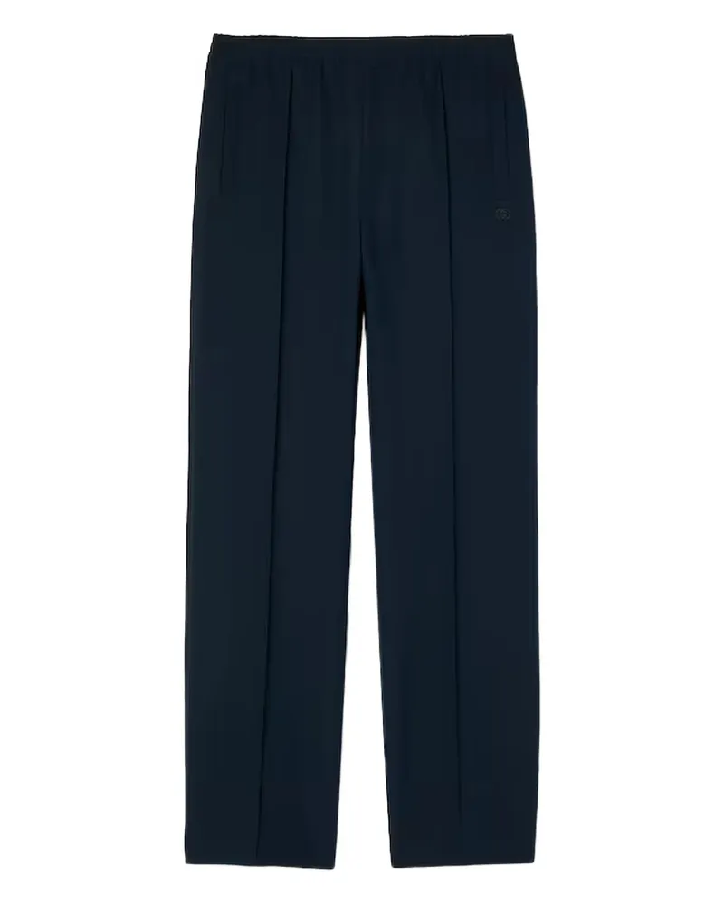 Gucci Web-stripe Trousers Blue