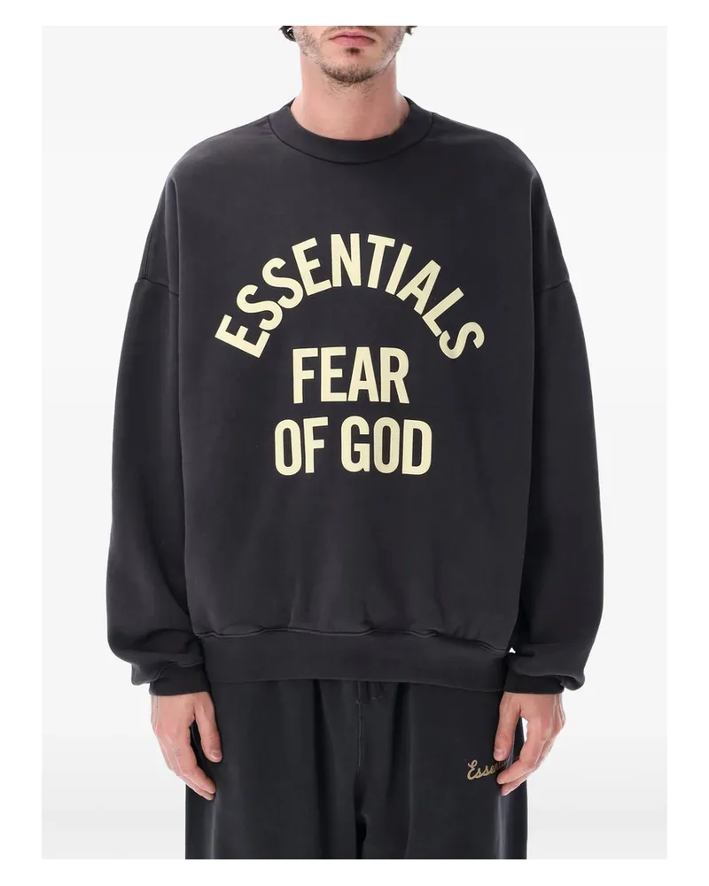 Fear of God Campus 90s Logo-print Sweater Black