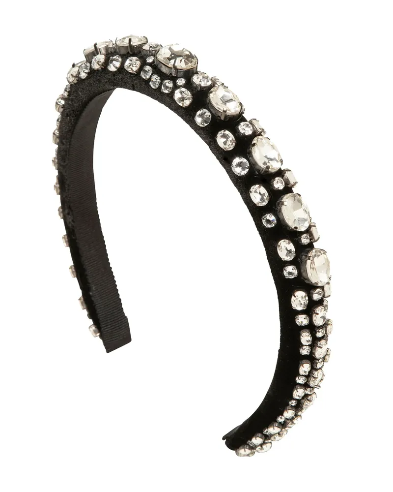 Jennifer Behr Luciana Headband Black