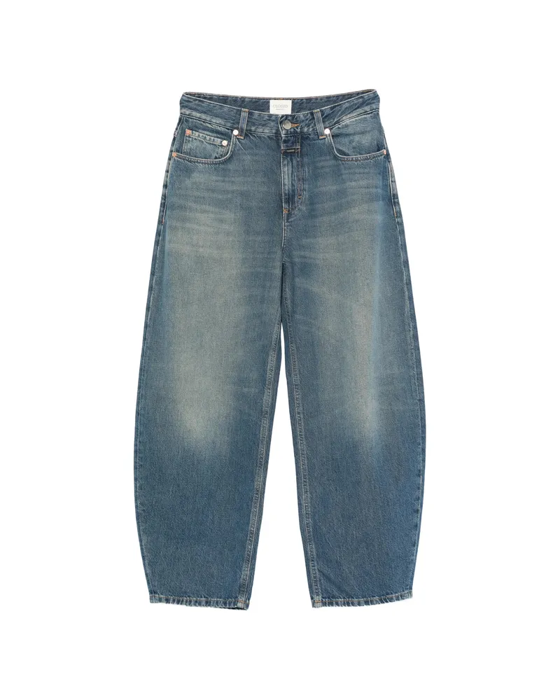 Closed Jazzie Faded Barrel-leg Jeans Blue