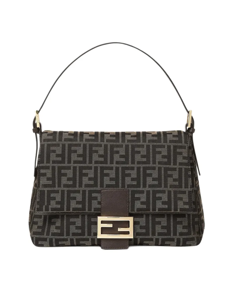 Fendi Flap 26325 Shoulder Bag Brown