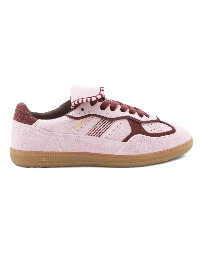 Alohas Lace-up Panelled Sneakers Pink