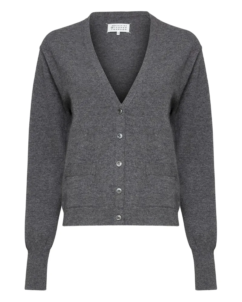 Maison Margiela V-neck Cardigan Grey