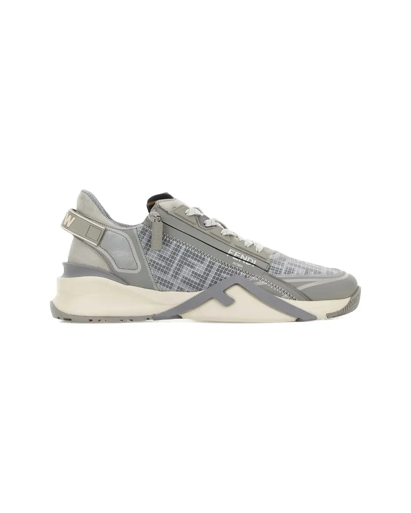 Fendi Zip-fastening Sneakers Grey